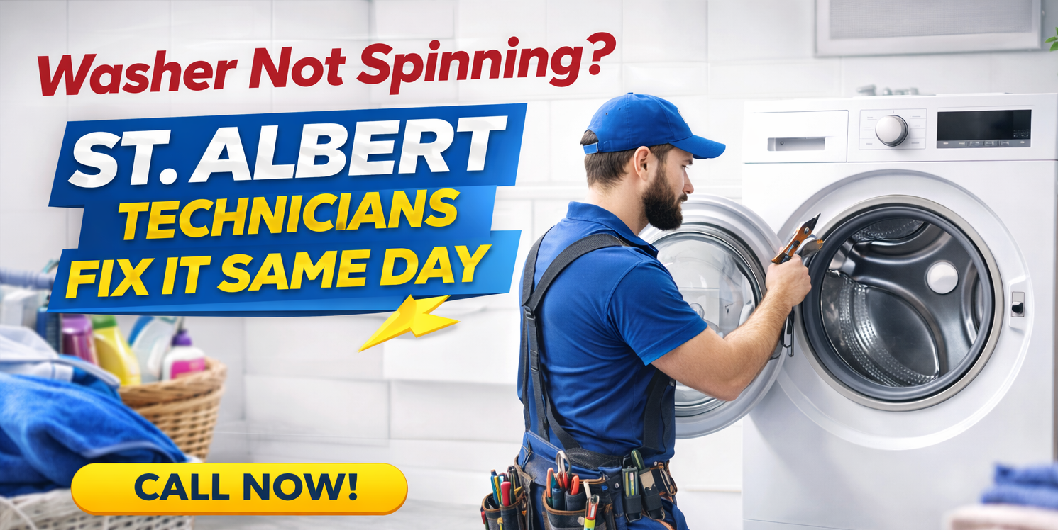 Washer Repair St. Albert | Fix Washer Not Spinning Same Day
